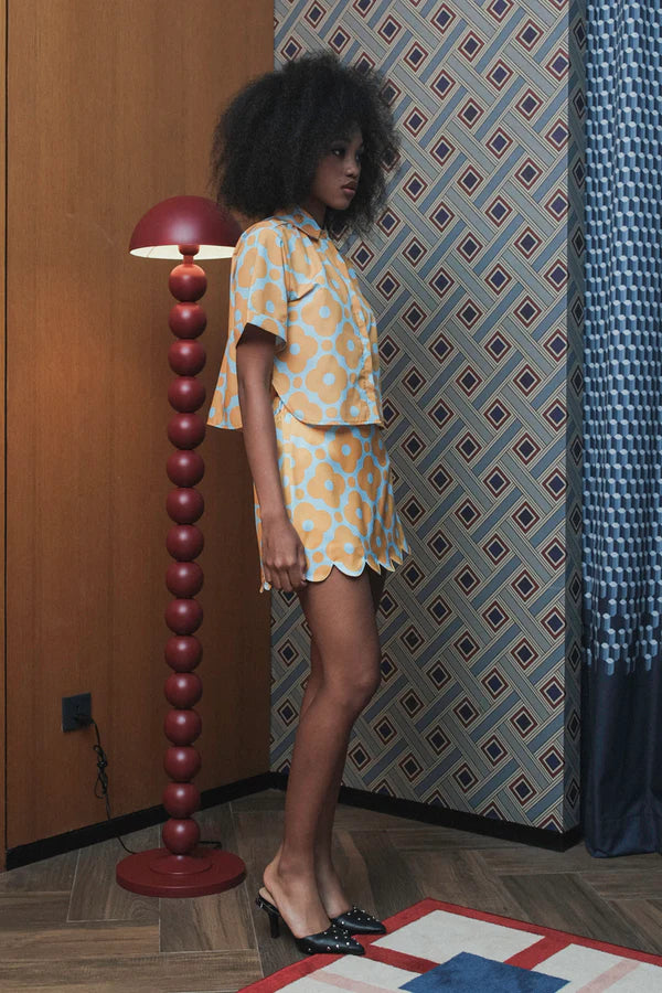 Cadie Skort Frosty Lemon - Kyrra