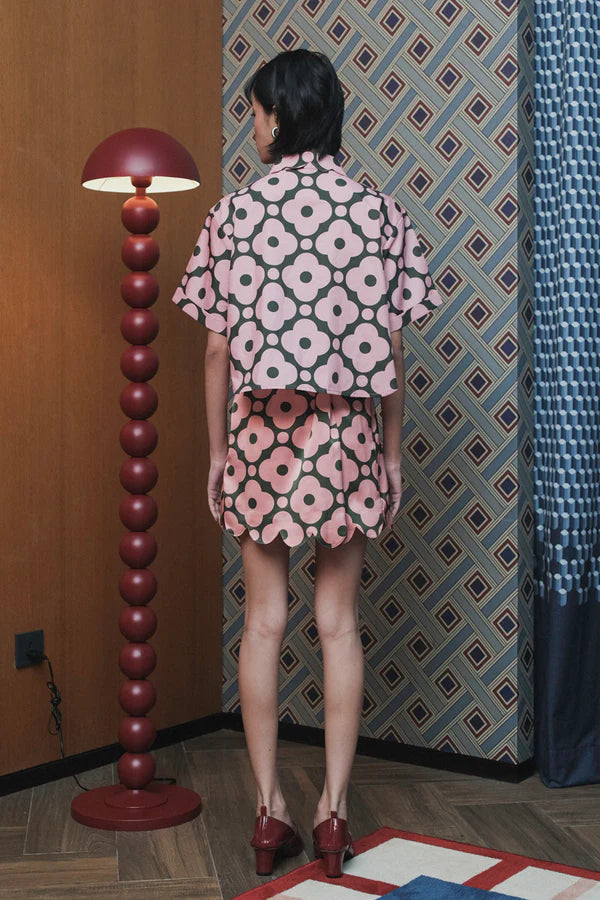 Kairi Shirt Pink Pine - Kyrra