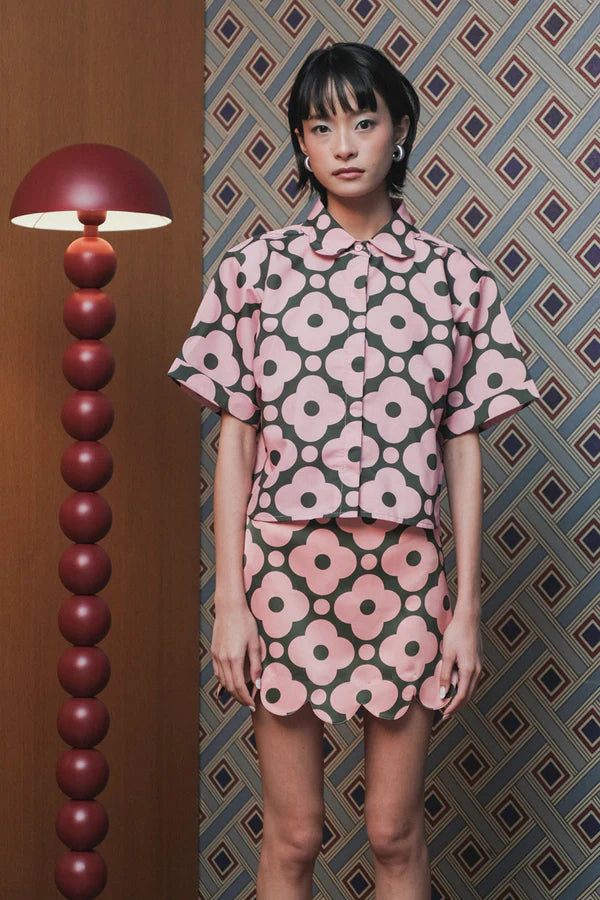 Kairi Shirt Pink Pine - Kyrra