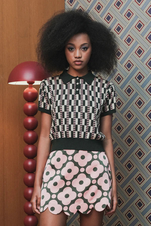 Heyley Polo Pink Pine - Kyrra