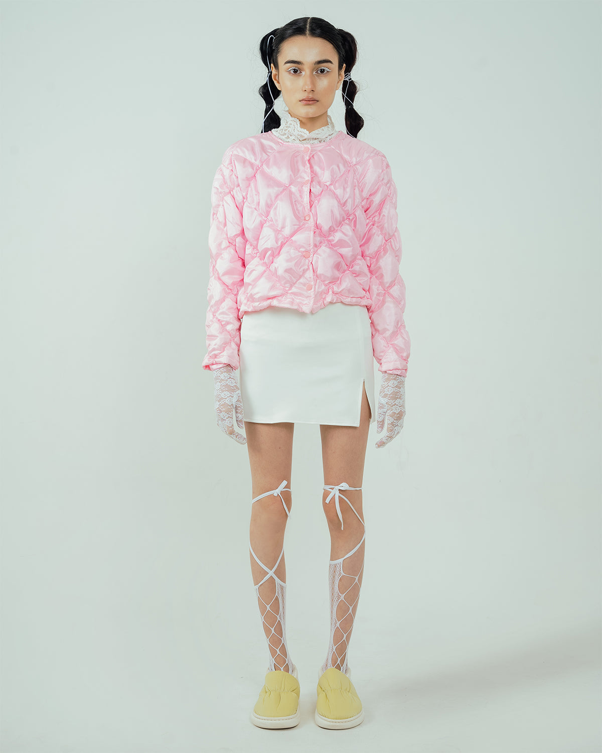 Quilted Jacket Pink - High On Life