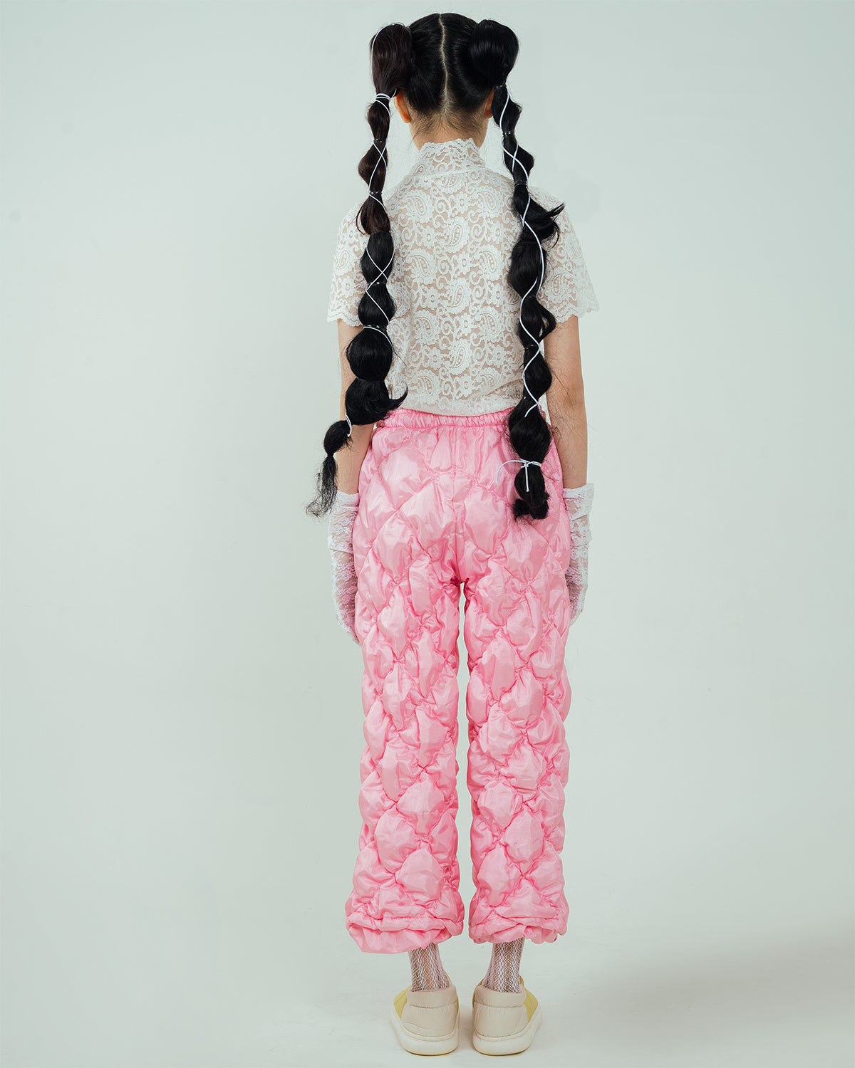 ​Quilted Pants Pink - High On Life