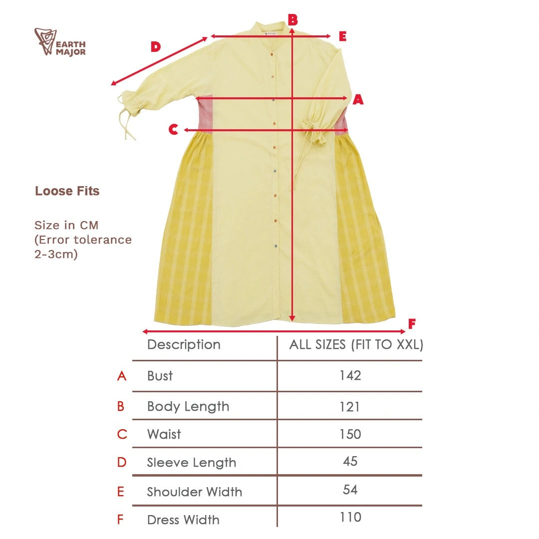 Kirana Dress Pastel - Earth Major