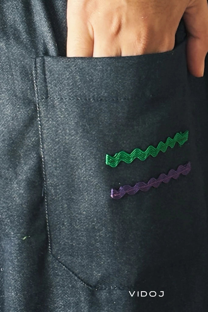 Klaf Barrel Pants Denim - Vidoj