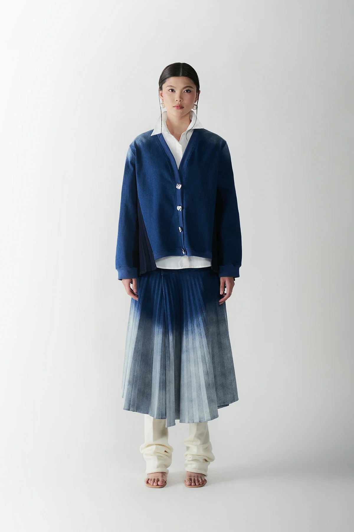 Allegra Denim Outer Navy - Callie Cotton