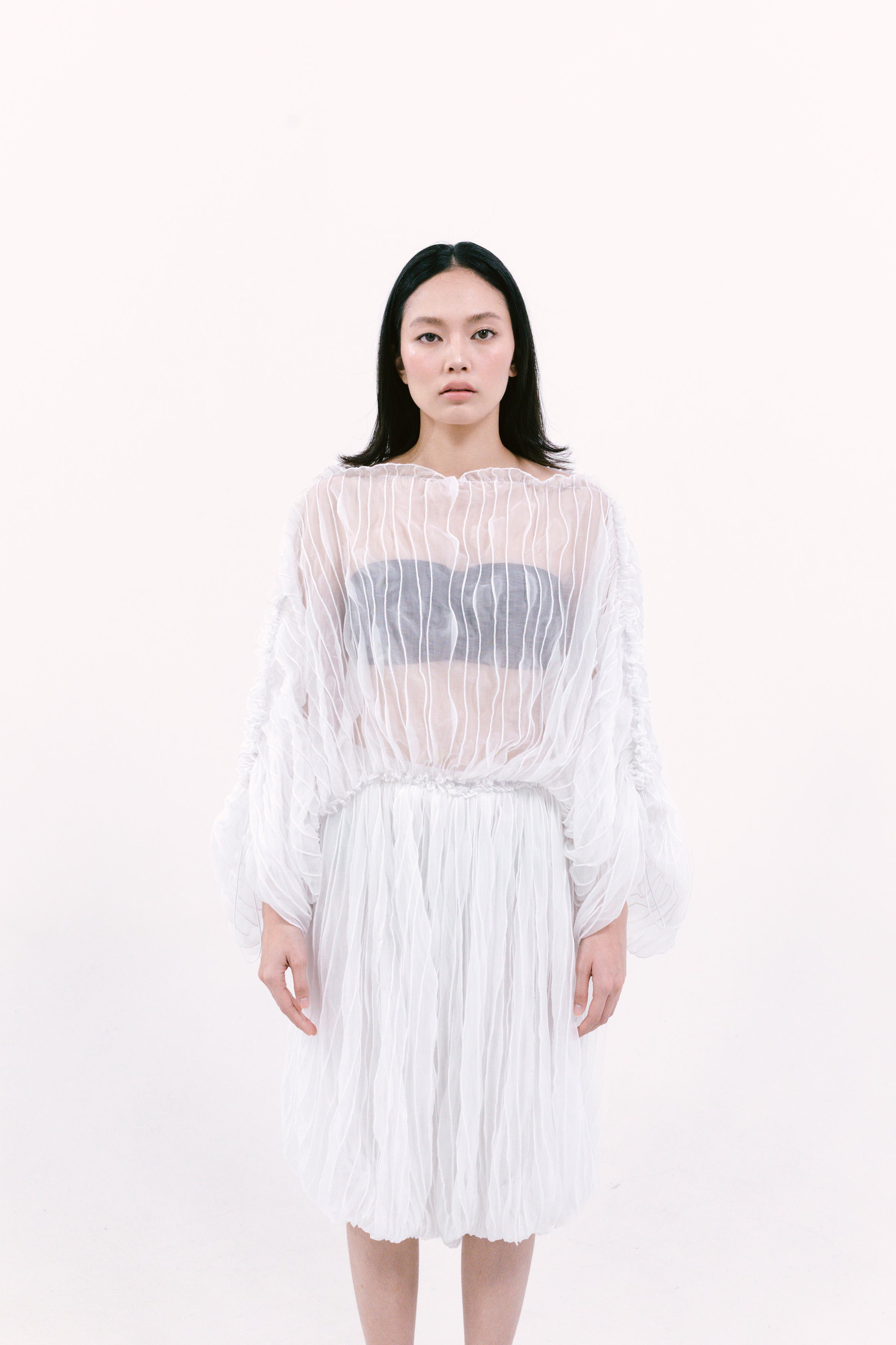 Rou Rou Top White/White - La Douche Vita