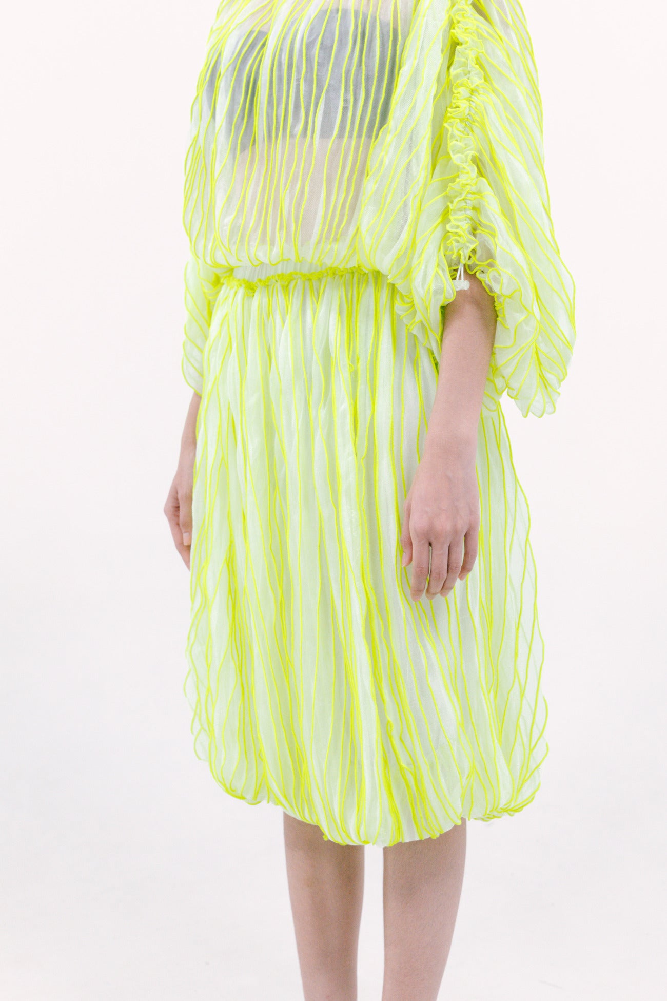 Rou Rou Pants White/Yellow - La Douche Vita