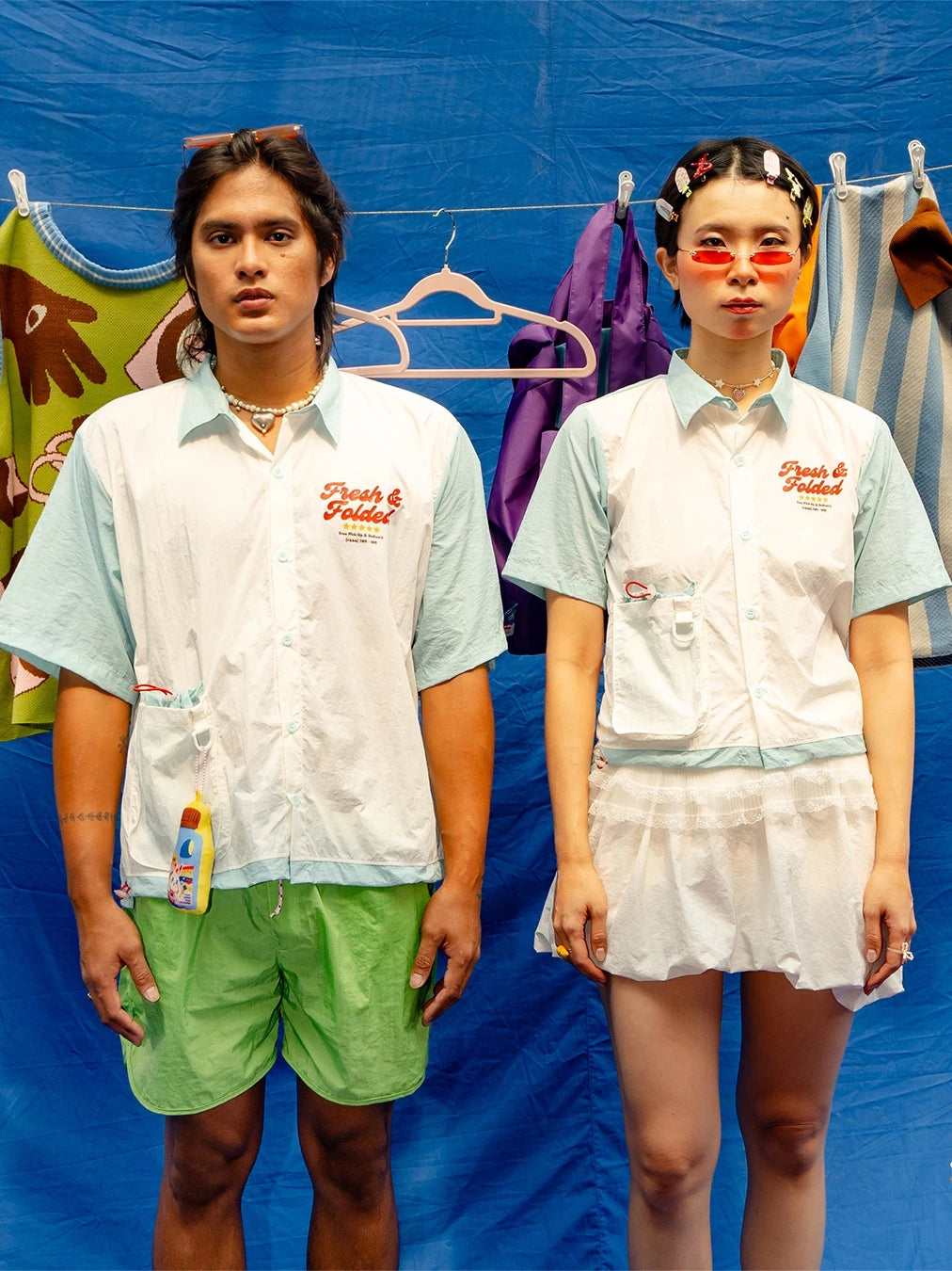 Loads Of Fun Workshirt White - Oh.Irv