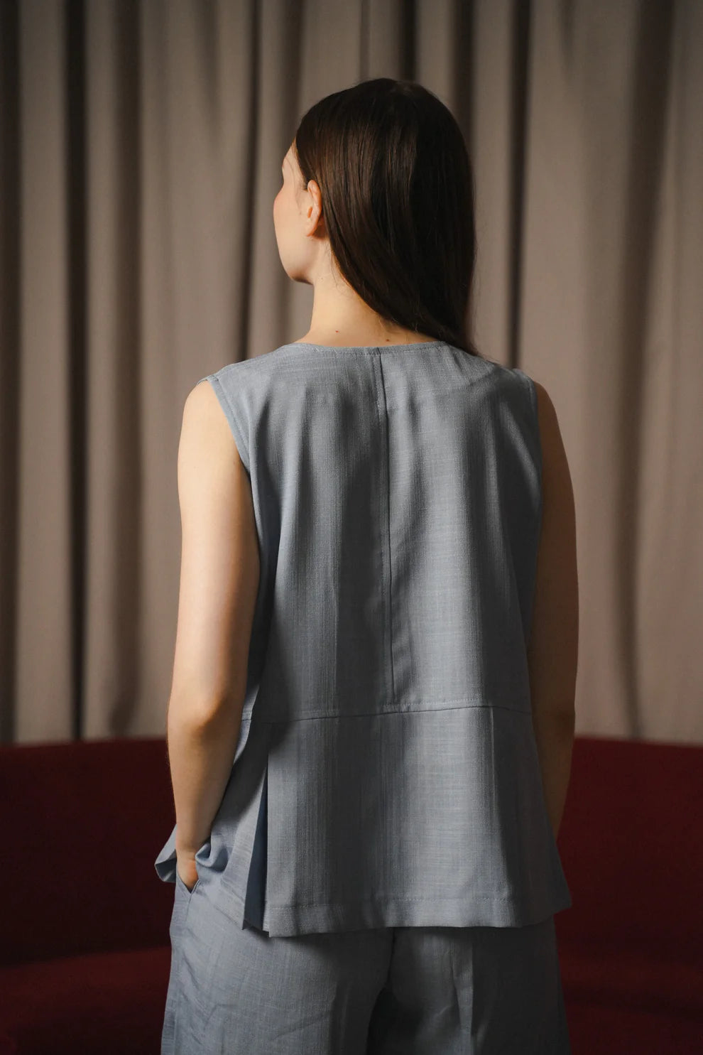 Faye Sleeveless Bluebell - Maven