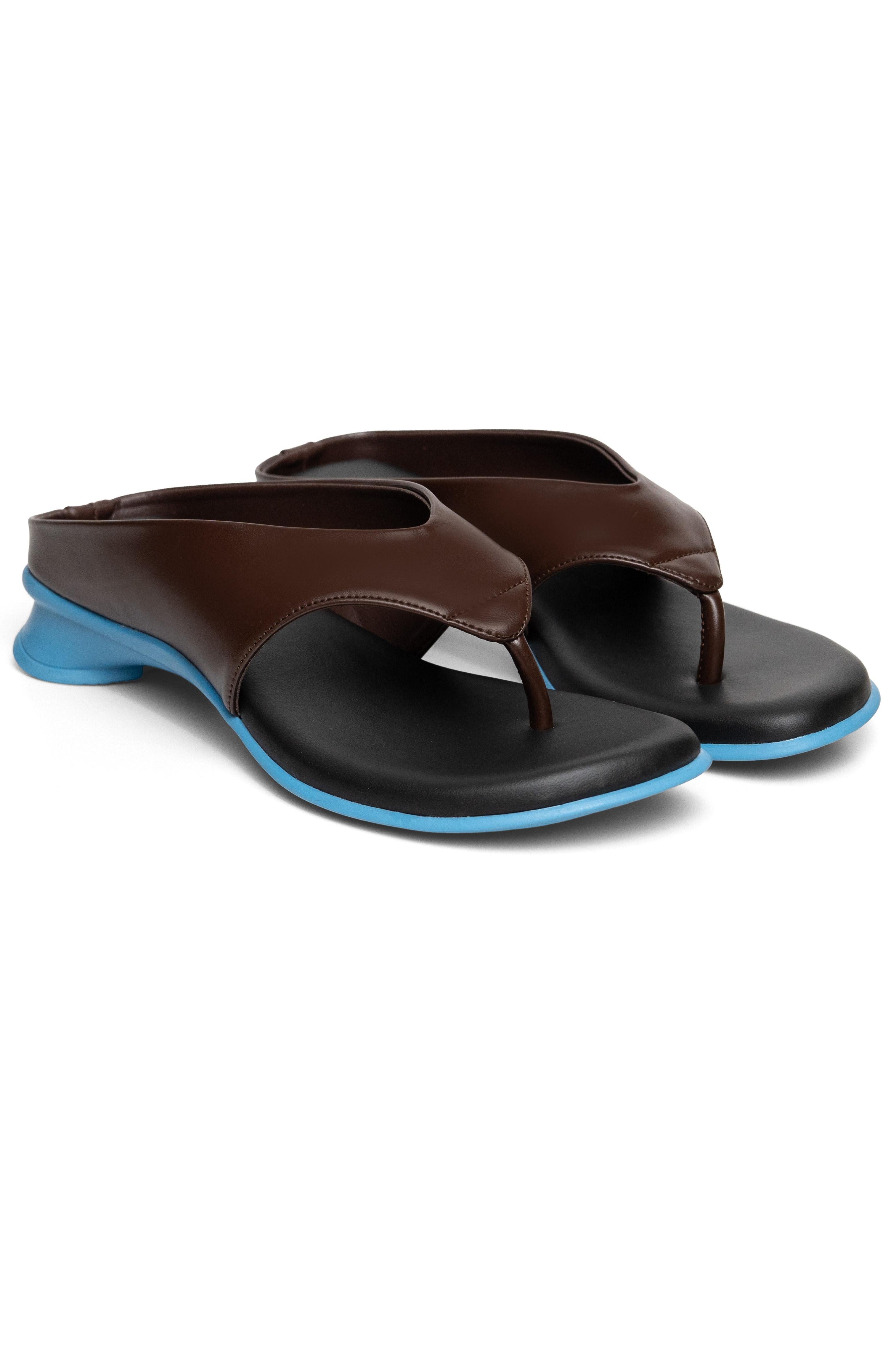 Pota Blue Brown - Mks Shoes