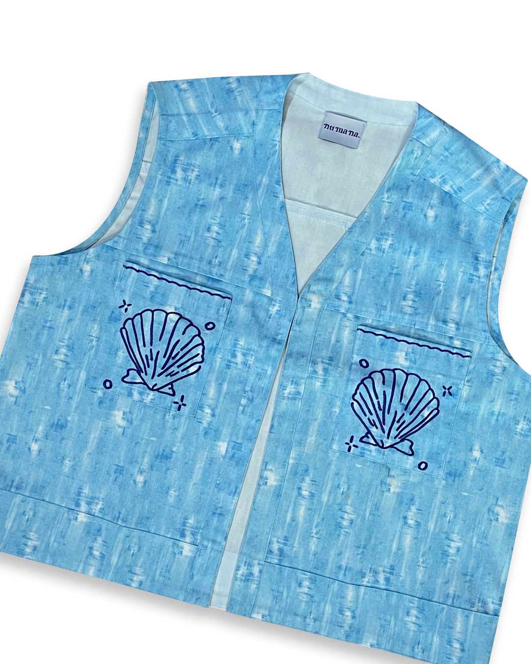 Marine Vest In Blue - Numana