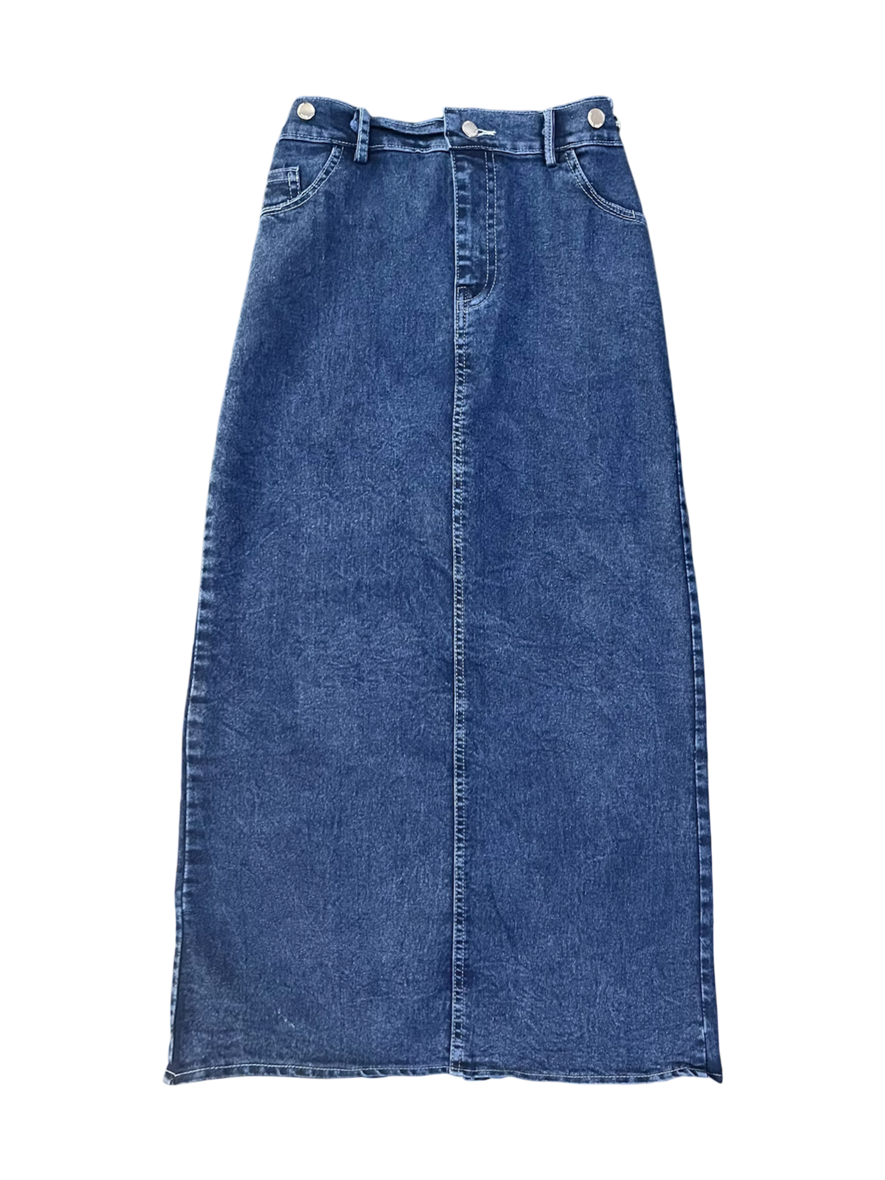 NewJeans Denim Skirt Dark Blue - Bling It On