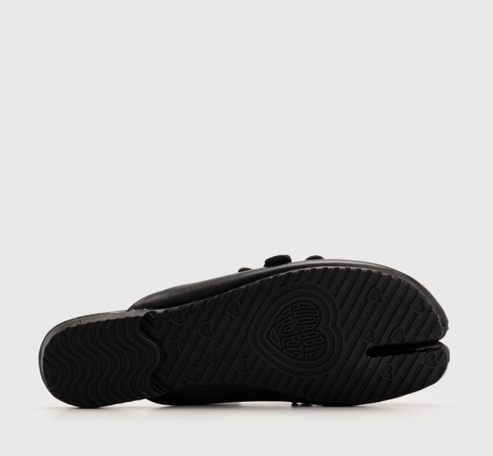 Nitha Mules Genuine Leather Black - Adorable Projects