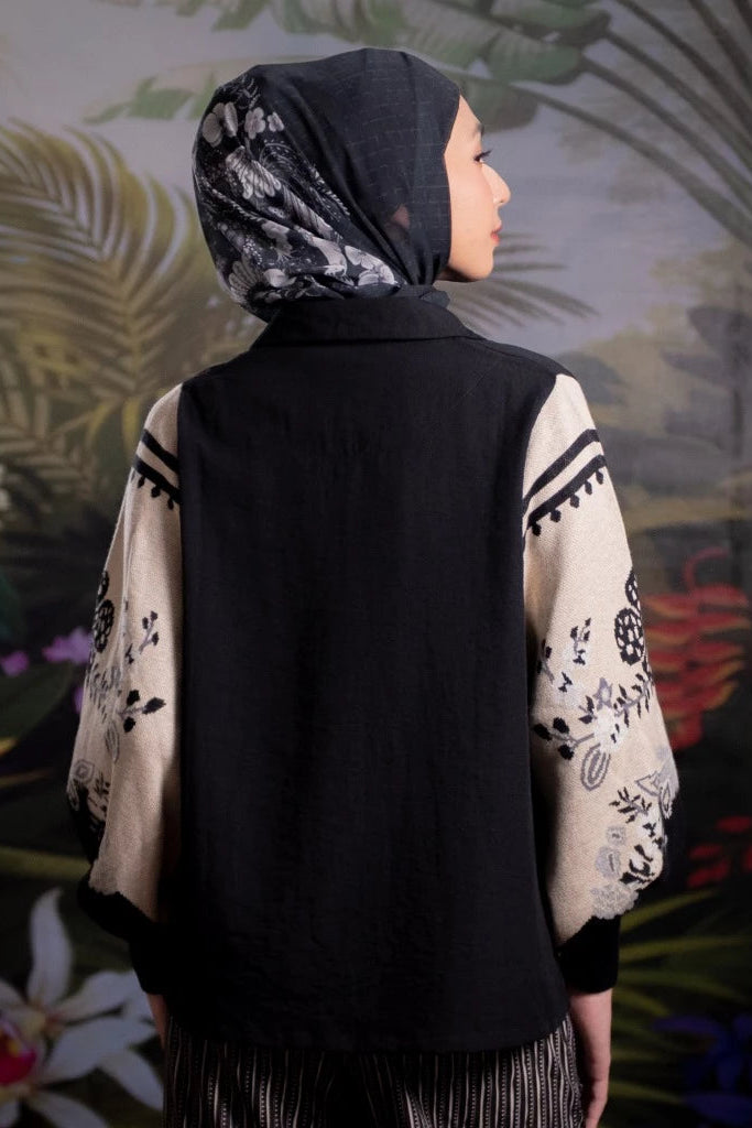 Nonaetal Celosia Whisper Knit Top Longsleeve Black - Nona