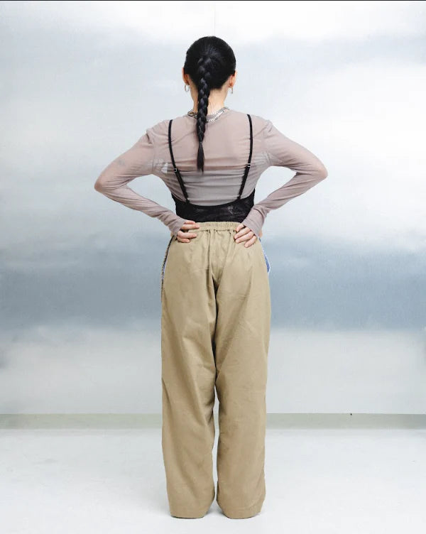 Panel Utility Pants Brown - Wad Studio