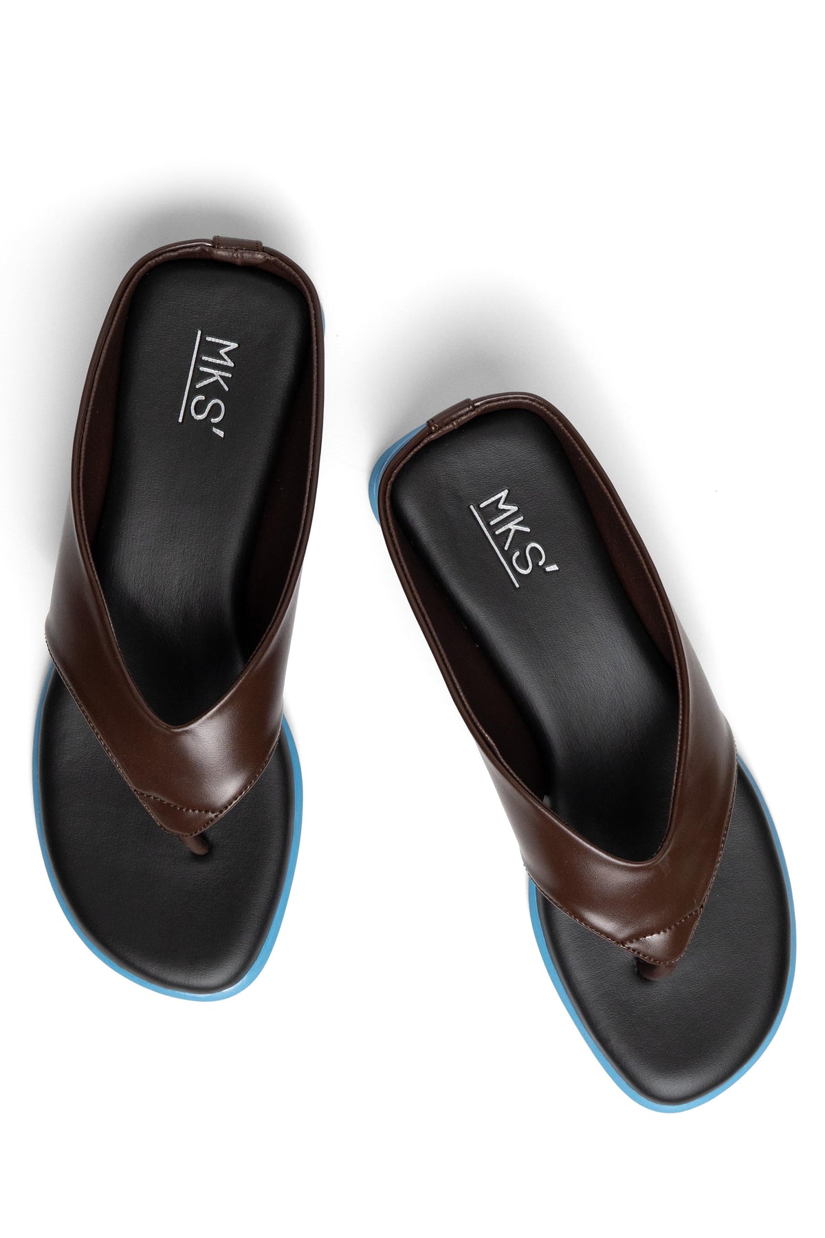 Pota Blue Brown - Mks Shoes