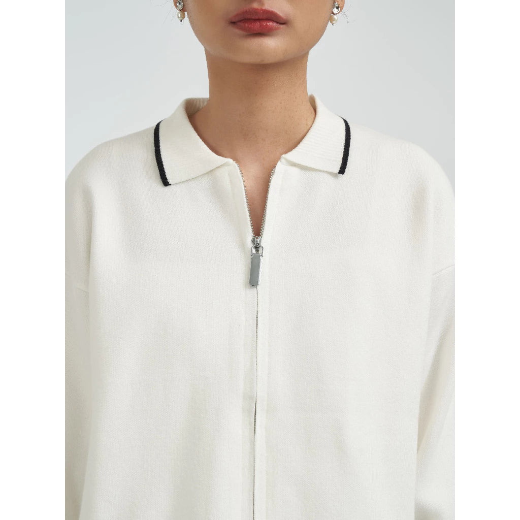 Robin Cardigan White - Acheté de Nous