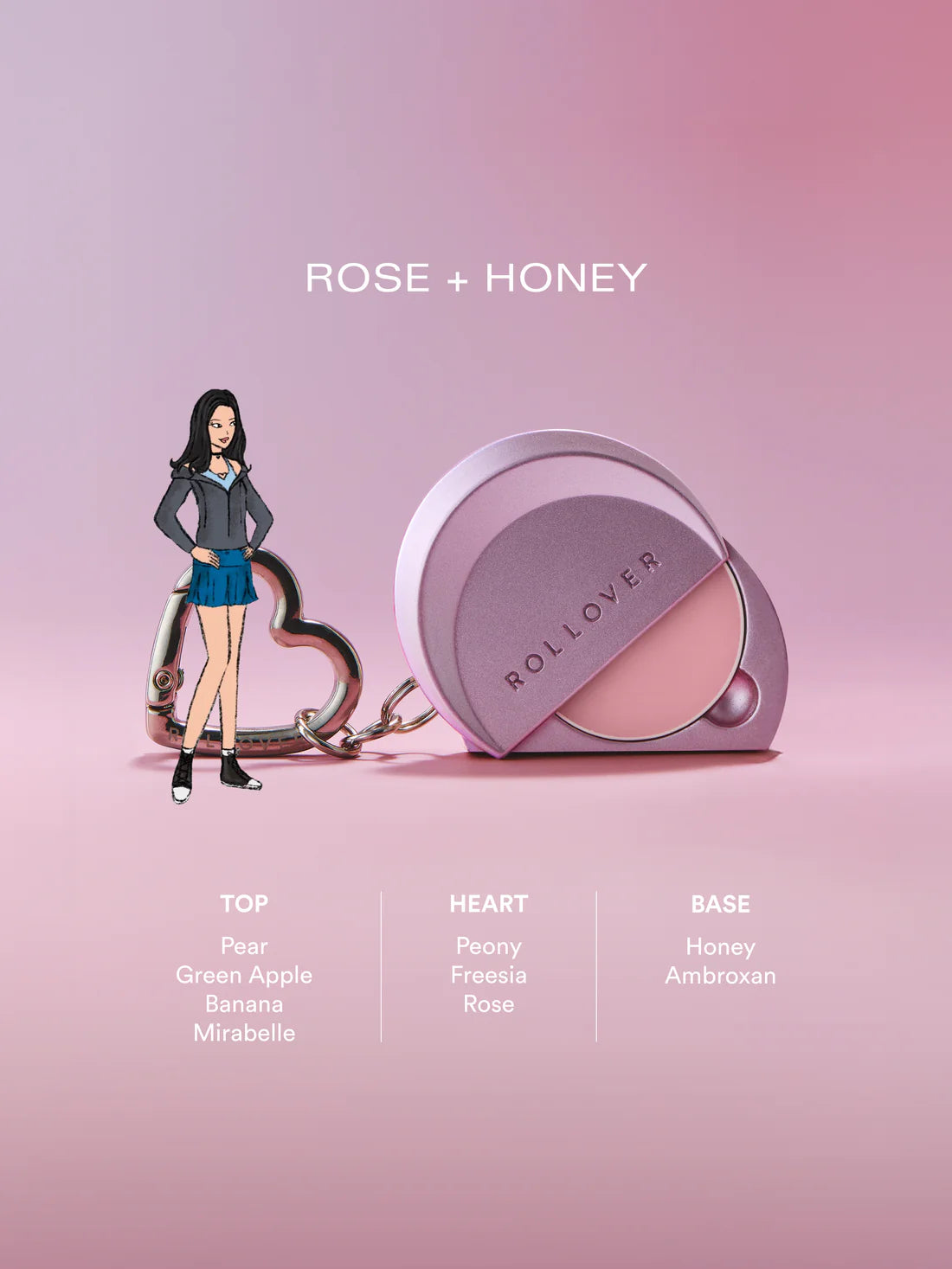 Wonderbalm! Refill - Girls On Cloud (Rose+Honey) (2gr) - Rollover