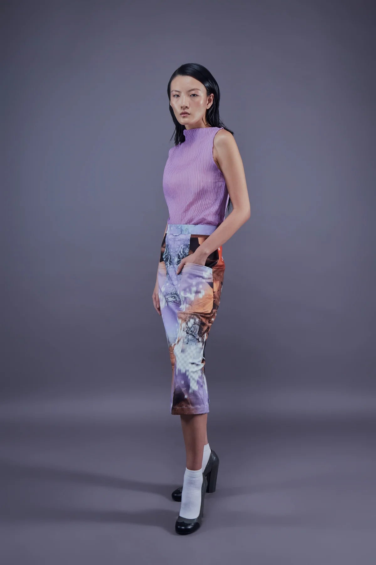 Canyon Printed Skirt - SAAMR