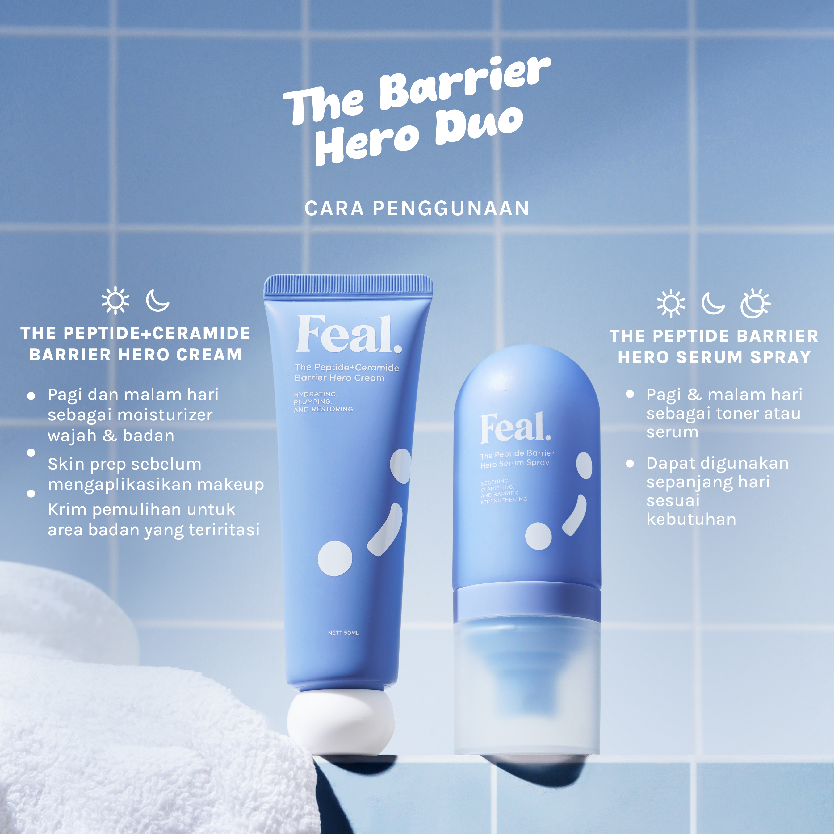 The Peptide Barrier Hero Serum Spray - Feal