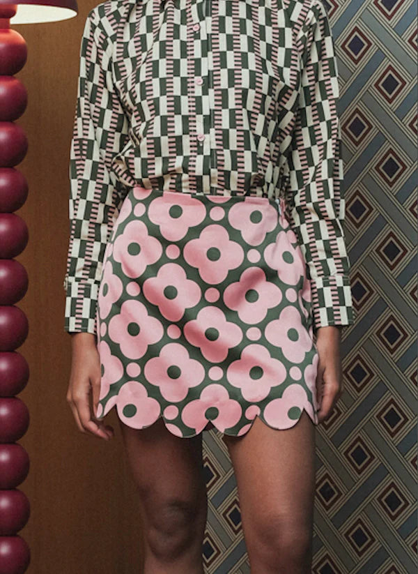 Cadie Skort Pink Pine - Kyrra