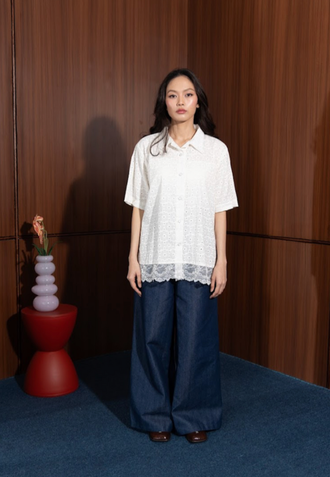 Meraya Shirt White - Tuff Puff