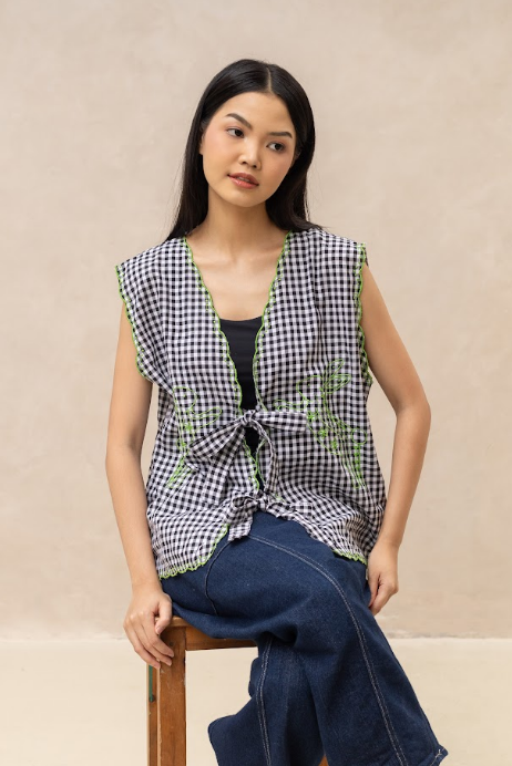 Bunny Vest Black - Saya Saya