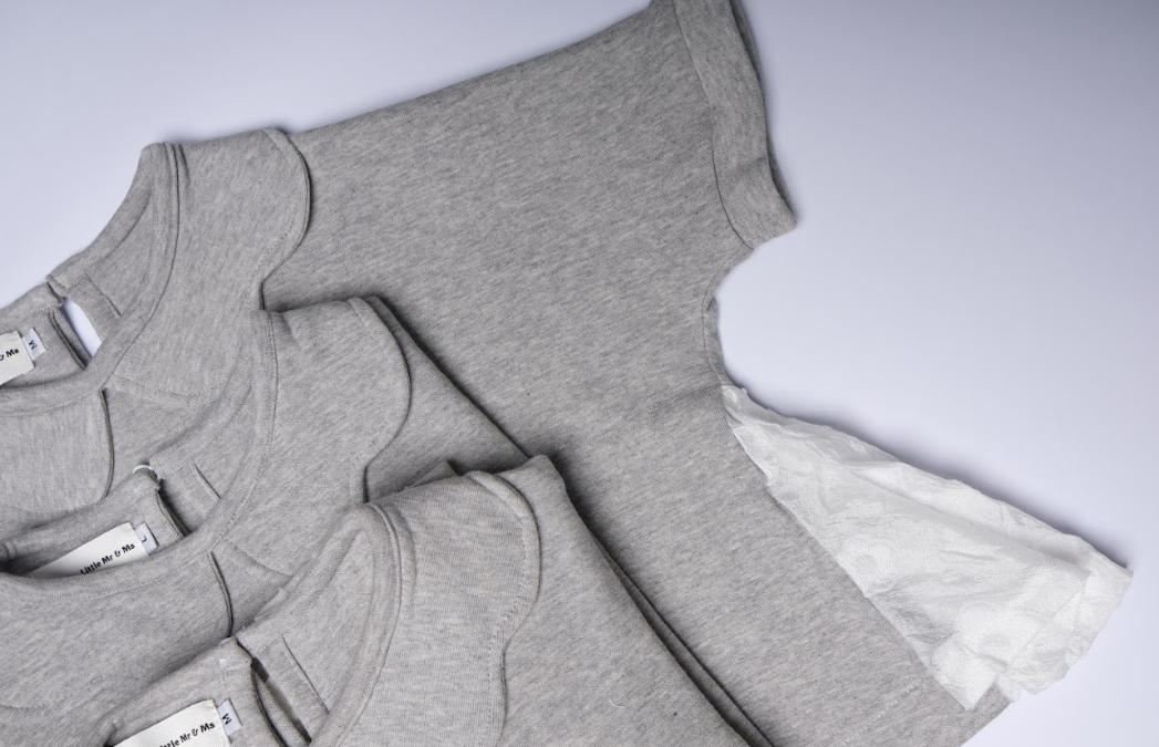 HGL Bambini - Stella Top Girls Grey - Little Mr & Mrs