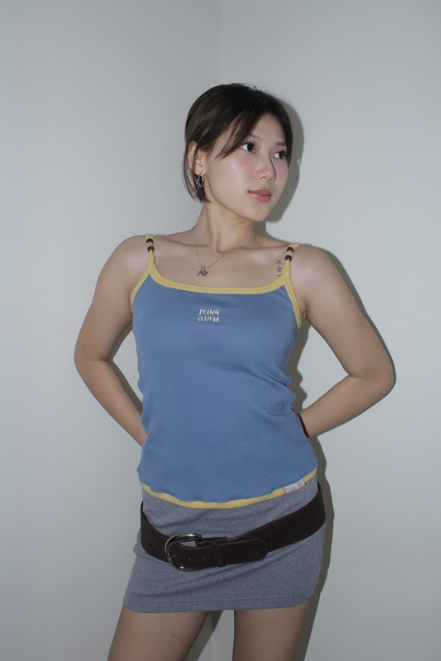 Penny Top Coastal Blue - Plum And Pluto