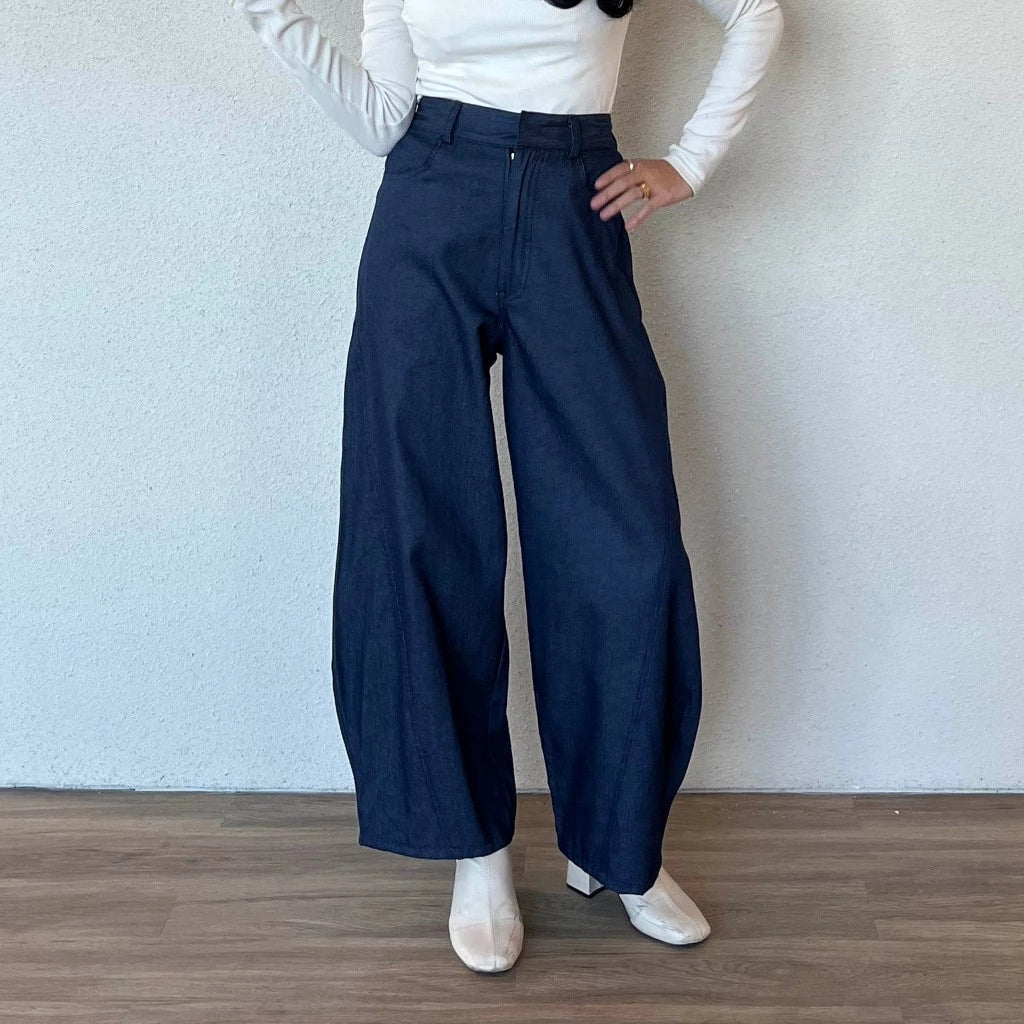 Serella Barrel Denim Pants - Bling It On