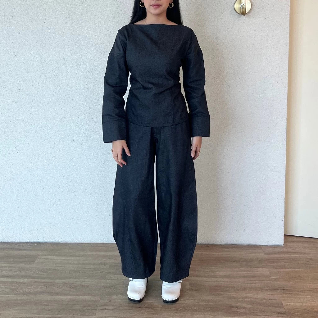 Serella Barrel Denim Pants - Bling It On