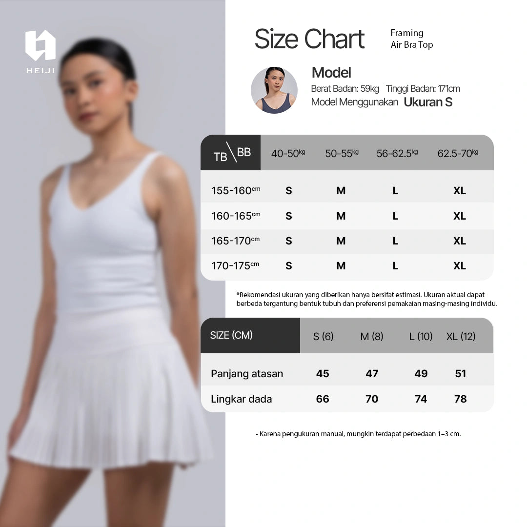 Framing Air Bra Top - Heiji Active