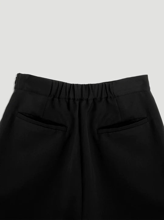 Straight Pants Black - Thenblank