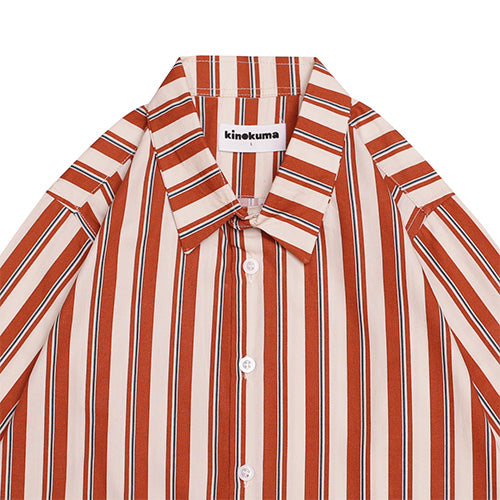 HGL Bambini - Kinokuma Hinode Long Shirt Stripes - Kinokuma KIds