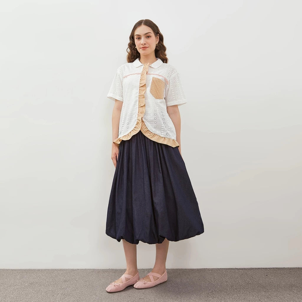 Tiana Shirt White - Curato Market