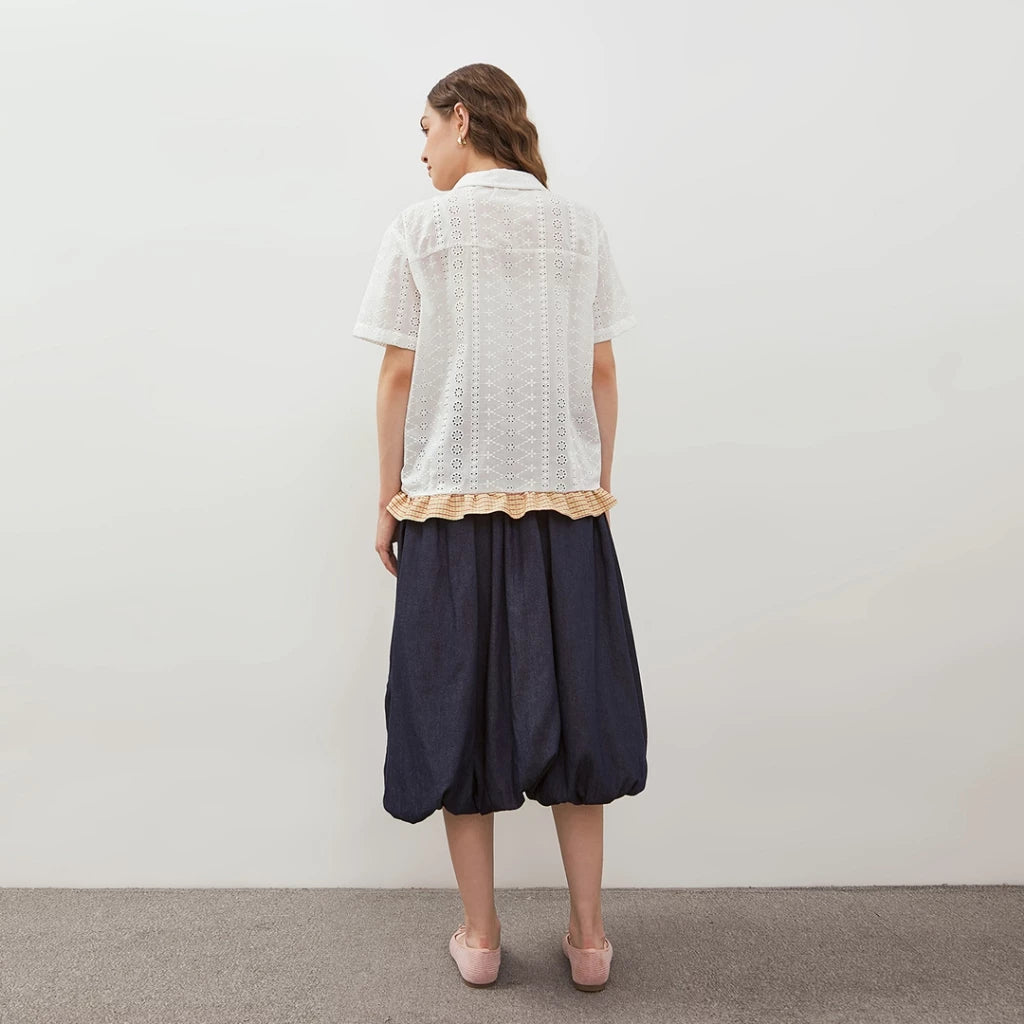 Tiana Shirt White - Curato Market