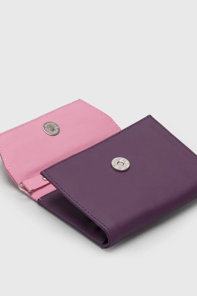 Tira Wallet Genuine Leather Pink - Adorable Projects