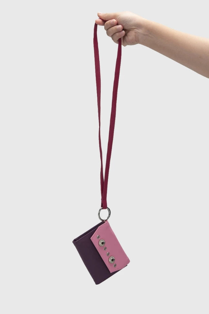 Tira Wallet Genuine Leather Pink - Adorable Projects
