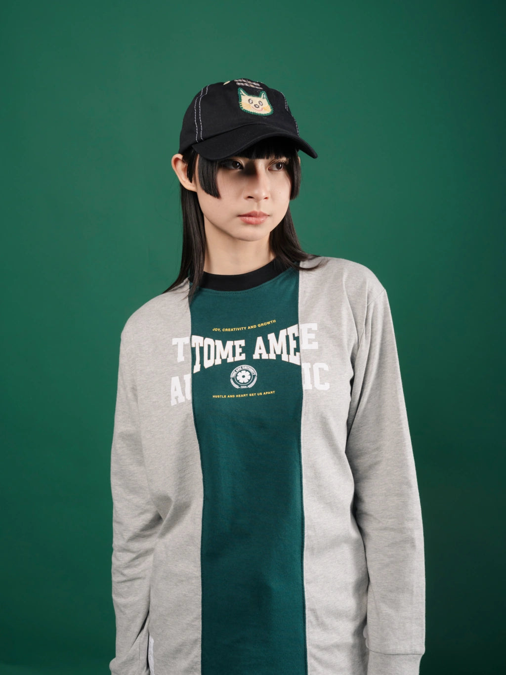 Tomo Longsleeve Misty Grey - Tome Ame