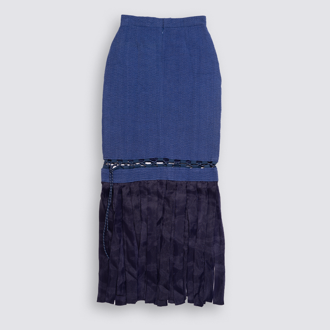 Kano Skirt Indigo - Soe Jakarta