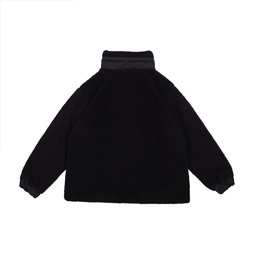 HGL Bambini - Kinokuma Uru Sherpa Jacket Black - Kinokuma KIds