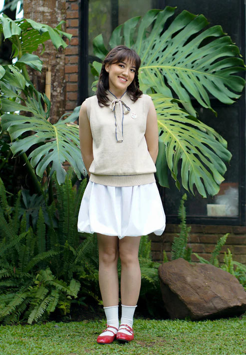 Nonaetal x Ify Seirama Sleeveless Knit Latte - Nona