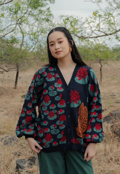 Nonaetal Orion Padwana Knit Cardigan - Nona