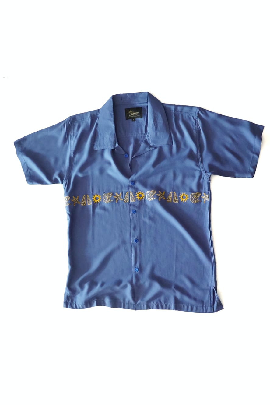Matahari Shirt Blue - Manikan