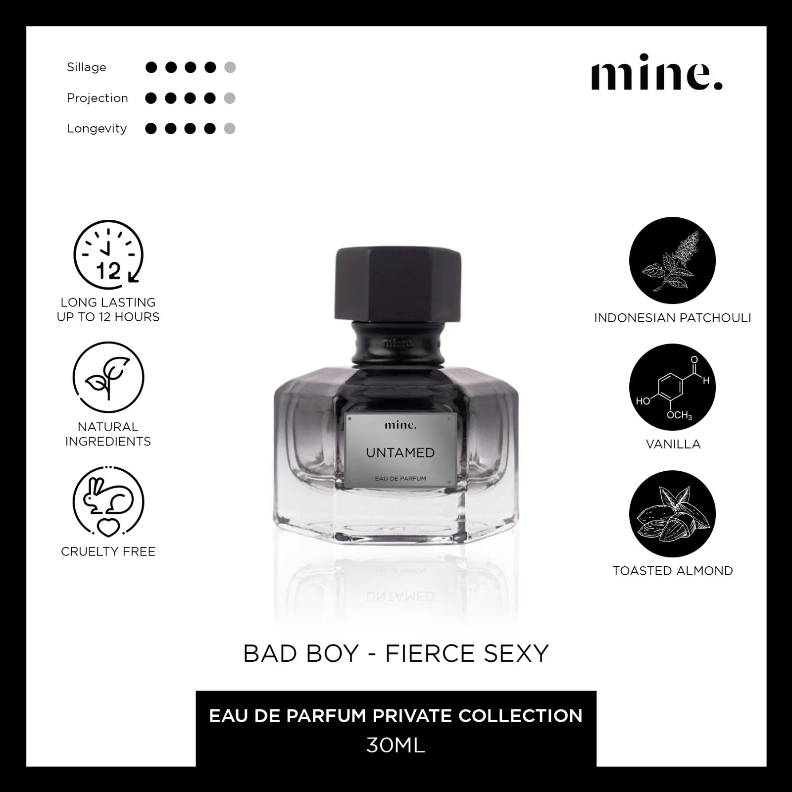 Eau De Parfume Untamed 30ml - Mine Perfumery