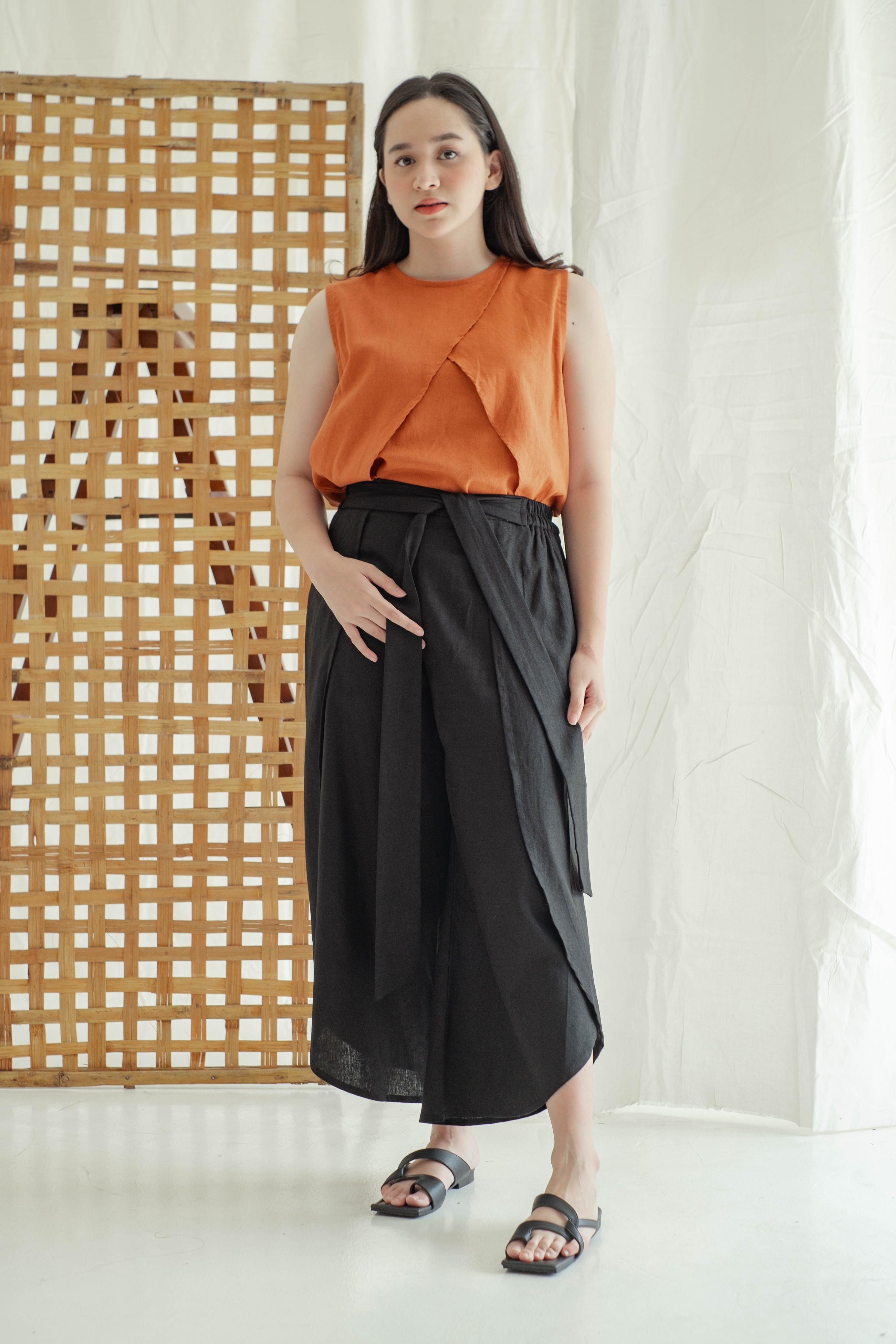 Umalas Wrapped Pants - Labuan Linen Wear