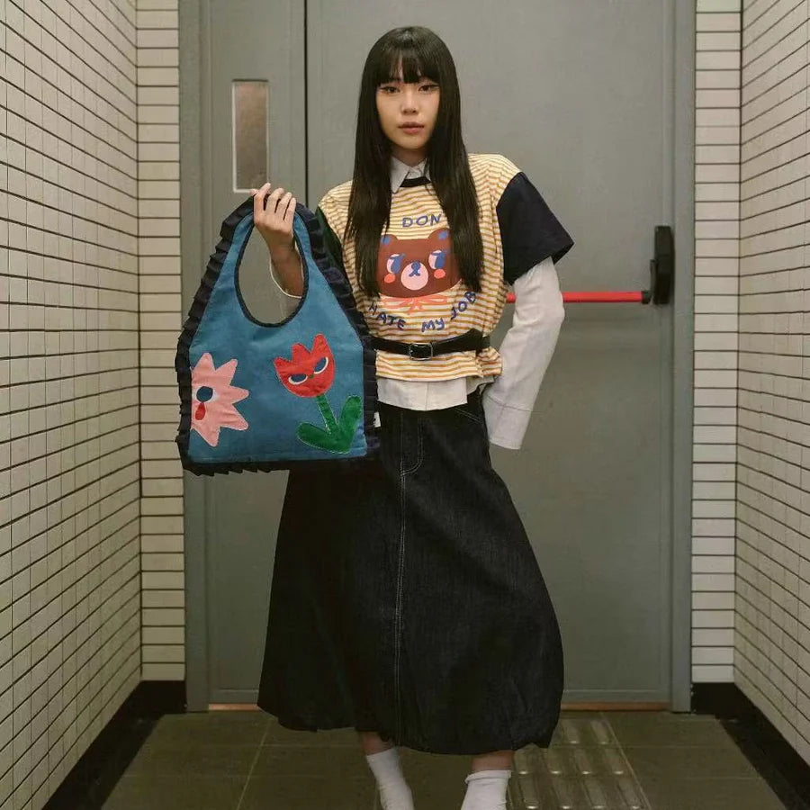 Work Hard Stay Cute - Suede Bag - Liunic On Things