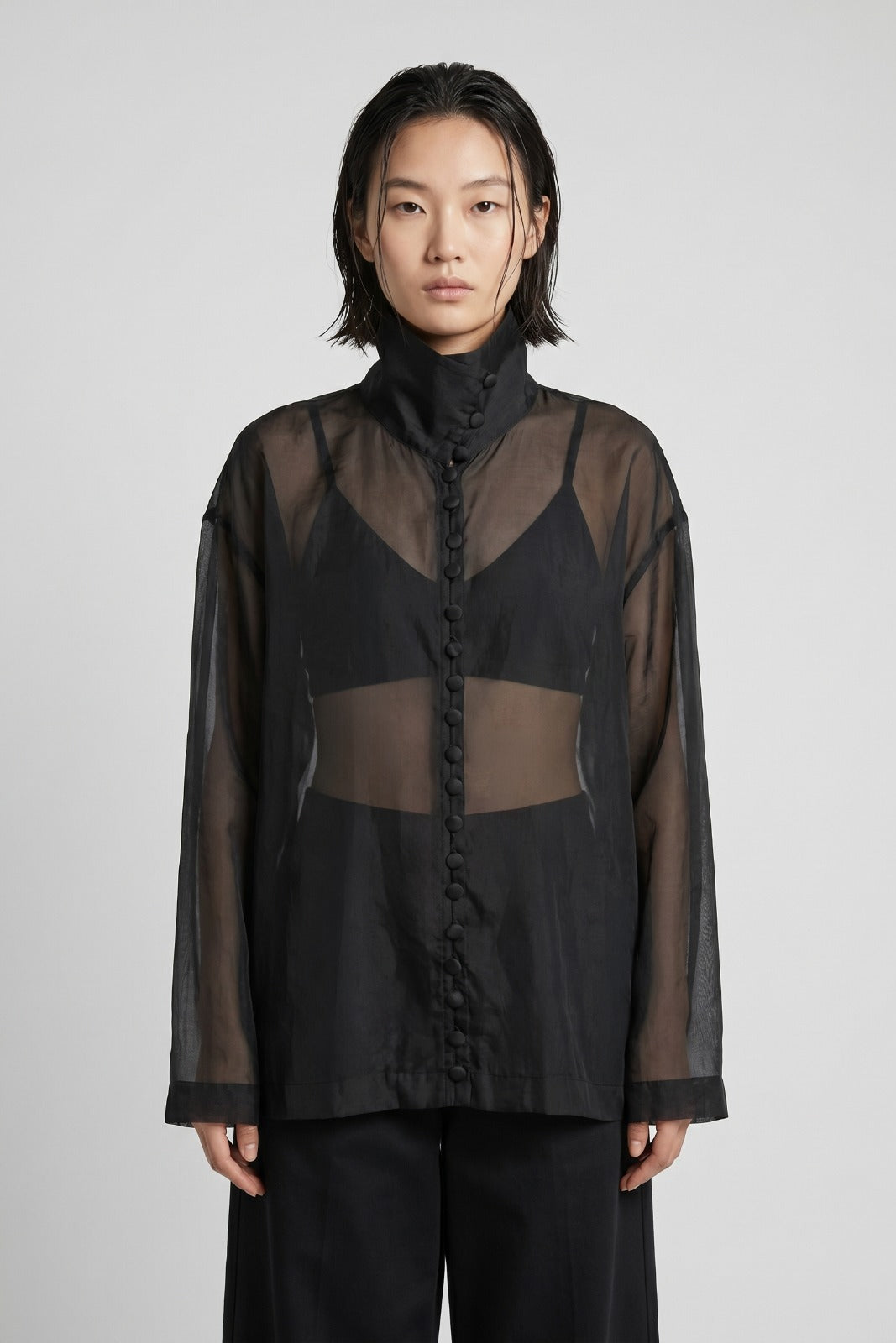 Jil 01 - Translucent Blouse Button - 237