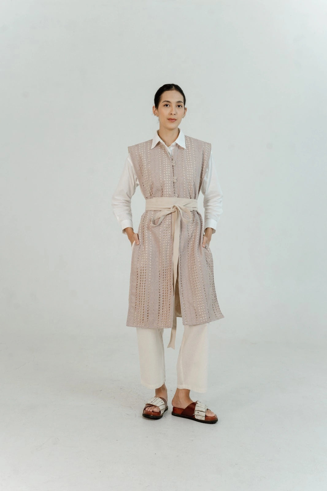 Kembali Vest Lace + Obi Belt - Damakara