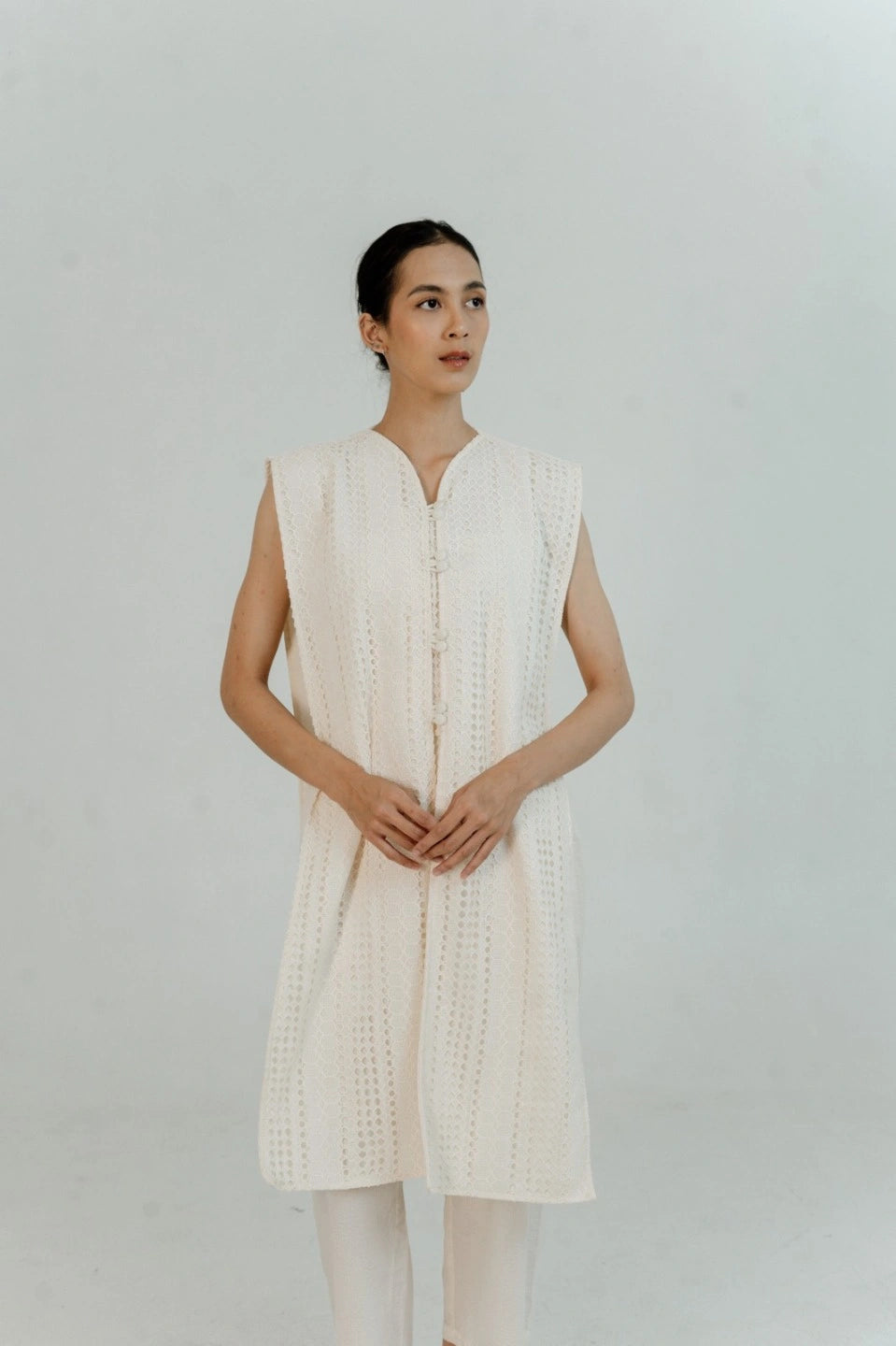 Kembali Vest Lace + Obi Belt - Damakara